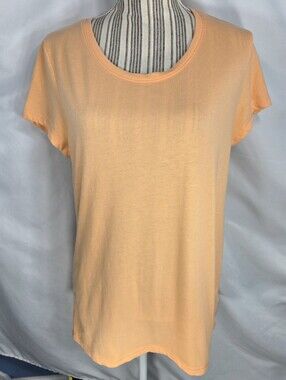 No Boundaries Orange Short Sleeve Cotton Blend Tee Shirt Size XLarge 15-17